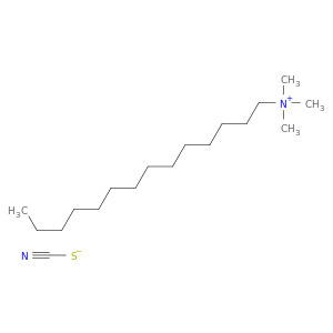 1-Tetradecanaminium, N,N,N-trimethyl-, thiocyanate