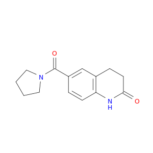 Pyrrolidine, 1-[(1,2,3,4-tetrahydro-2-oxo-6-quinolinyl)carbonyl]-