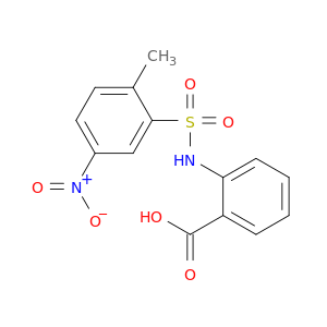 2-(2-Methyl-5-nitrobenzenesulfonamido)benzoic acid