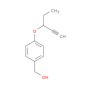 [4-(pent-1-yn-3-yloxy)phenyl]methanol