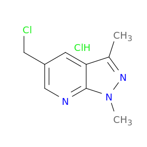 1H-吡唑啉[3,4-B]吡啶,5-(氯甲基)-1,3-二甲基-,盐酸盐(1：1)