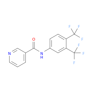 3-Pyridinecarboxamide, N-[3,4-bis(trifluoromethyl)phenyl]-