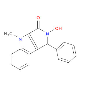 Pyrrolo[3,4-b]indol-3(2H)-one, 1,4-dihydro-2-hydroxy-4-methyl-1-phenyl-