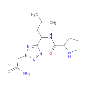 2H-Tetrazole-2-acetamide,5-[3-methyl-1-[(2-pyrrolidinylcarbonyl)amino]butyl]-