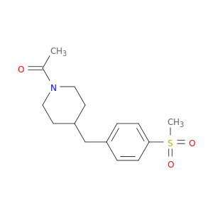 Piperidine, 1-acetyl-4-[[4-(methylsulfonyl)phenyl]methyl]-
