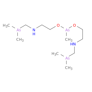 Arsonous acid, methyl-, bis[2-[(dimethylarsino)methylamino]ethyl] ester