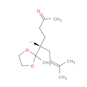 7-Nonen-2-one, 8-methyl-5-(2-methyl-1,3-dioxolan-2-yl)-, (R)-