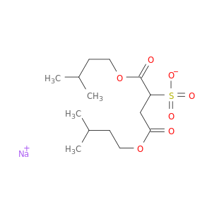 丁二烯酸,2-磺酸,1,4-双(3-甲基丁基)酯,钠盐(1：1)