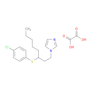 1H-Imidazole, 1-[3-[(4-chlorophenyl)thio]octyl]-, ethanedioate