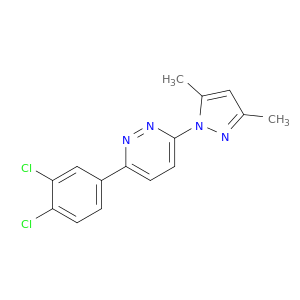 Pyridazine, 3-(3,4-dichlorophenyl)-6-(3,5-dimethyl-1H-pyrazol-1-yl)-