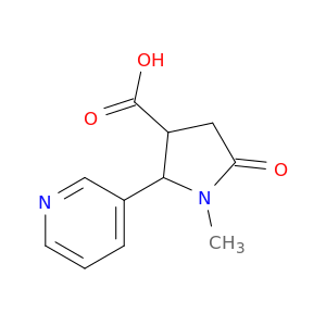 3-Pyrrolidinecarboxylic acid, 1-methyl-5-oxo-2-(3-pyridinyl)-