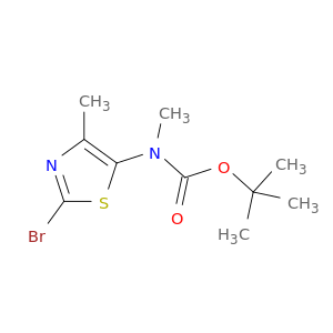 氨基甲酸,N-(2-溴-4-甲基-5-噻唑基)-N-甲基-,1,1-二甲基乙酯