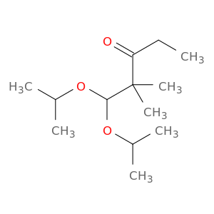 3-Pentanone, 2,2-dimethyl-1,1-bis(1-methylethoxy)-