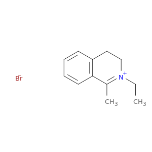 Isoquinolinium, 2-ethyl-3,4-dihydro-1-methyl-, bromide