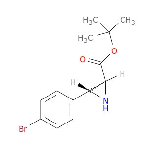 trans-tert-butyl 3-(4-bromophenyl)aziridine-2-carboxylate