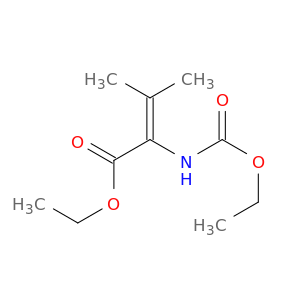 2-Butenoic acid, 2-[(ethoxycarbonyl)amino]-3-methyl-, ethyl ester