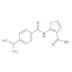 2-[4-(Propan-2-yl)benzamido]thiophene-3-carboxylic Acid