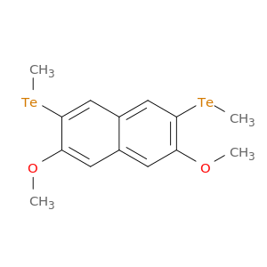 Naphthalene,2,7-dimethoxy-3,6-bis(methyltelluro)-