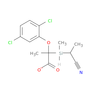Acetic acid,2-(2,5-dichlorophenoxy)-, (1-cyanoethyl)dimethylsilyl ester