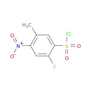 2-Fluoro-5-methyl-4-nitrobenzenesulphonyl chloride