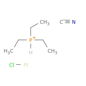 chloroplatinum; triethylphosphanium; cyanide