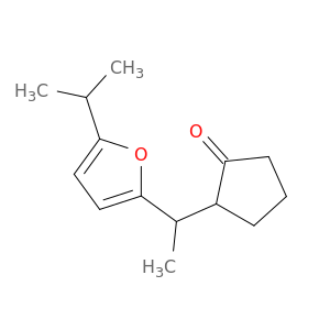 Cyclopentanone, 2-[1-[5-(1-methylethyl)-2-furanyl]ethyl]-
