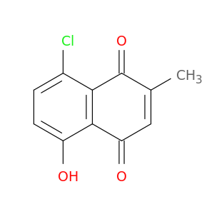 1,4-Naphthalenedione, 8-chloro-5-hydroxy-2-methyl-