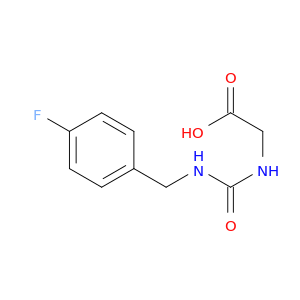 2-({[(4-Fluorophenyl)methyl]carbamoyl}amino)acetic Acid
