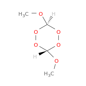 1,2,4,5-Tetroxane, 3,6-dimethoxy-, trans-