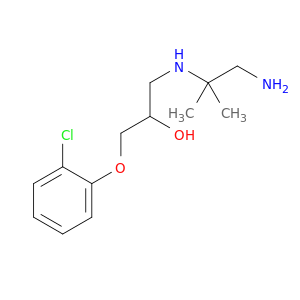 2-Propanol, 1-[(2-amino-1,1-dimethylethyl)amino]-3-(2-chlorophenoxy)-