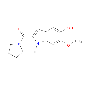 Methanone, (5-hydroxy-6-methoxy-1H-indol-2-yl)-1-pyrrolidinyl-