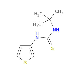 Thiourea, N-(1,1-dimethylethyl)-N'-3-thienyl-