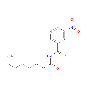 3-Pyridinecarboxamide, 5-nitro-N-(1-oxooctyl)-