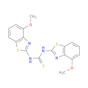 Thiourea, N,N'-bis(4-methoxy-2-benzothiazolyl)-
