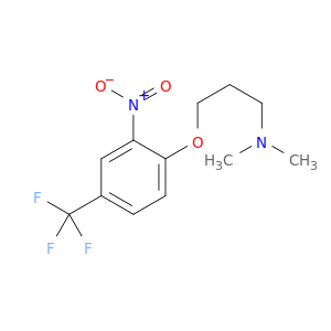1-Propanamine, N,N-dimethyl-3-[2-nitro-4-(trifluoromethyl)phenoxy]-
