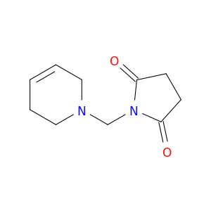 2,5-Pyrrolidinedione, 1-[(3,6-dihydro-1(2H)-pyridinyl)methyl]-