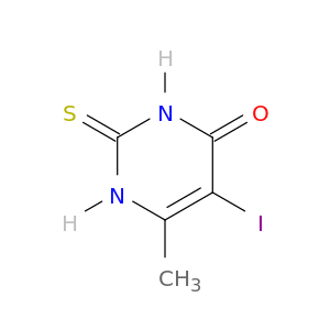 4(1H)-Pyrimidinone, 2,3-dihydro-5-iodo-6-methyl-2-thioxo-