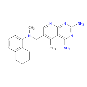 Pyrido[2,3-d]pyrimidine-2,4-diamine,5-methyl-6-[[methyl(5,6,7,8-tetrahydro-1-naphthalenyl)amino]methyl]-