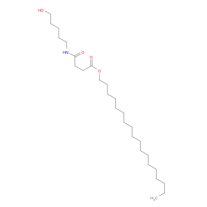 Butanoic acid, 4-(hydroxypentylamino)-4-oxo-, octadecyl ester