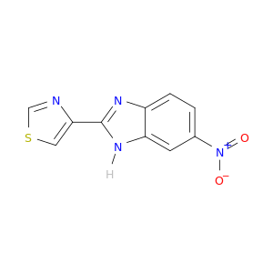 4-(5-硝基-1H-苯并[d]咪唑-2-基）噻唑