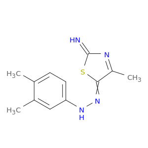 N-[(2-IMINO-4-METHYL-1,3-THIAZOL-5-YLIDENE)AMINO]-3,4-DIMETHYL-ANILINE