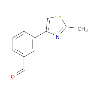 3-(2-甲基-4-噻唑基)苯甲醛