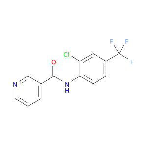 3-Pyridinecarboxamide, N-[2-chloro-4-(trifluoromethyl)phenyl]-