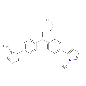 9H-Carbazole, 9-butyl-3,6-bis(1-methyl-1H-pyrrol-2-yl)-