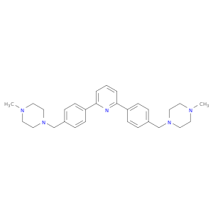 PIPERAZINE, 1,1'-[2,6-PYRIDINEDIYLBIS(4,1-PHENYLENEMETHYLENE)]BIS[4-METHYL-