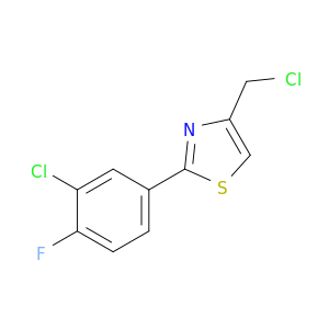 2-(3-氯-4-氟苯基)-4-(氯甲基)噻唑
