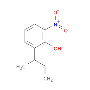 Phenol, 2-(1-methyl-2-propenyl)-6-nitro-