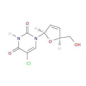 Uridine,5-chloro-2',3'-didehydro-2',3'-dideoxy-
