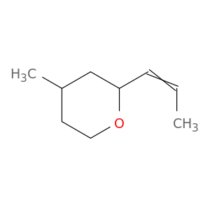 2H-Pyran, tetrahydro-4-methyl-2-(1-propenyl)-