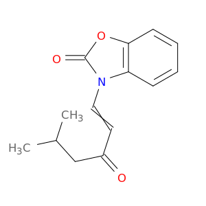 2(3H)-Benzoxazolone, 3-(5-methyl-3-oxo-1-hexenyl)-